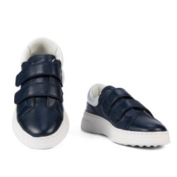 Zapatillas deportivas de mujer 6008-1sc índigo+blanco