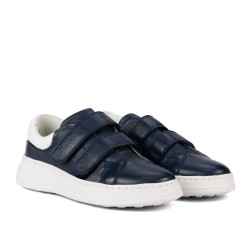 Zapatillas deportivas de mujer 6008-1sc índigo+blanco