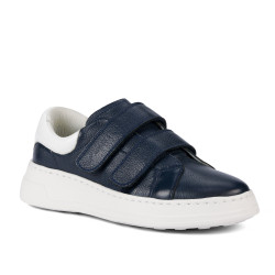 Zapatillas deportivas de mujer 6008-1sc índigo+blanco
