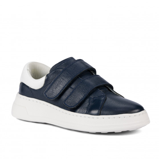 Zapatillas deportivas de mujer 6008-1sc índigo+blanco
