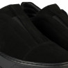 Zapatos casuales para mujer 6095 en negro gamuza