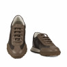 Zapatillas deportivas mujer 6097 arena velur combinado