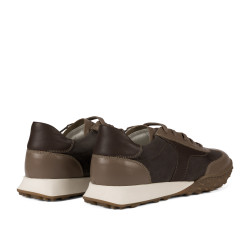 Zapatillas deportivas mujer 6097 arena velur combinado