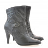 Botines de mujer 1102 negro combinado