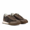 Zapatillas deportivas mujer 6097 arena velur combinado