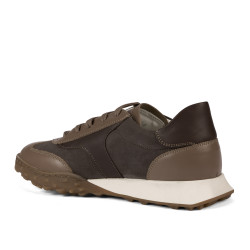 Zapatillas deportivas mujer 6097 arena velur combinado