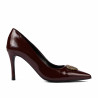 Zapatos elegantes para mujer 1363 charol burdeos