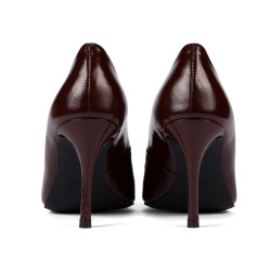 Zapatos elegantes para mujer 1363 charol burdeos