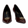Zapatos elegantes para mujer 1363 charol burdeos