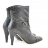 Botines de mujer 1102 negro combinado