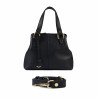 Bolso de mujer al hombro 004-1g negro