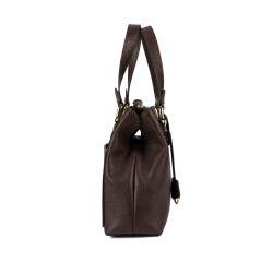 Bolso de mujer de hombro 004-1g chocolate oscuro