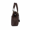 Bolso de mujer de hombro 004-1g chocolate oscuro