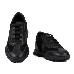 Zapatillas deportivas mujer 6097 negro ante combinado