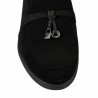 Mocasines mujer 6082-1 negro ante