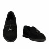 Mocasines mujer 6082-1 negro ante