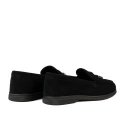 Mocasines mujer 6082-1 negro ante