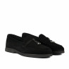 Mocasines mujer 6082-1 negro ante