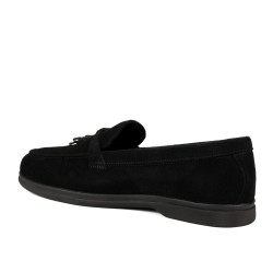 Mocasines mujer 6082-1 negro ante