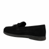 Mocasines mujer 6082-1 negro ante