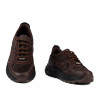 Zapatos casuales/deportivos para hombre 996 café ante combinado