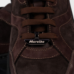 Zapatos casuales/deportivos para hombre 996 café ante combinado