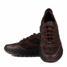 Zapatos casuales/deportivos para hombre 996 café ante combinado