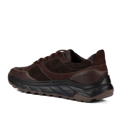 Zapatos casuales/deportivos para hombre 996 café ante combinado