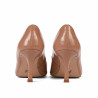 Zapatos elegantes de mujer 1359 charol beige