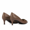 Zapatos elegantes de mujer 1358 capuchino