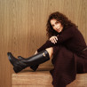 Botas mujer 3420 negro lifestyle