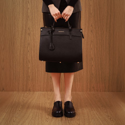 Bolso de mujer de hombro 047g biz negro lifestyle