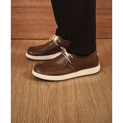 Zapatos casuales para hombre 992 caqui combinado lifestyle