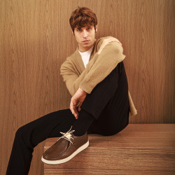 Zapatos casuales para hombre 992 caqui combinado lifestyle