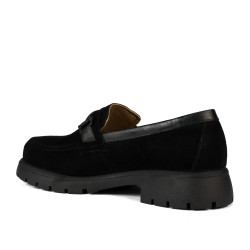 Zapatos casual para mujer 6099 búfalo negro combinado