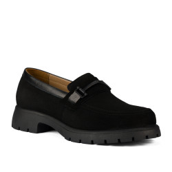Zapatos casual para mujer 6099 búfalo negro combinado
