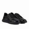 Zapatillas deportivas de mujer 6103 biz negro combinado
