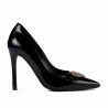 Zapatos elegantes de mujer 1364 charol negro