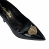 Zapatos elegantes de mujer 1364 charol negro