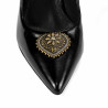 Zapatos elegantes de mujer 1364 charol negro