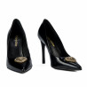 Zapatos elegantes de mujer 1364 charol negro
