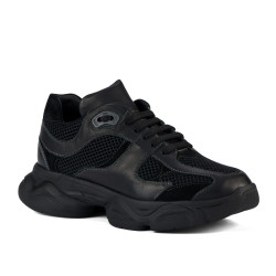 Zapatillas deportivas de mujer 6102 negro combinado