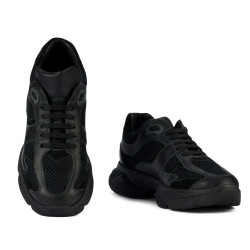 Zapatillas deportivas de mujer 6102 negro combinado