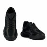 Zapatillas deportivas de mujer 6102 negro combinado
