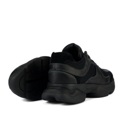 Zapatillas deportivas de mujer 6102 negro combinado