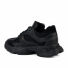 Zapatillas deportivas de mujer 6102 negro combinado
