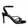 Sandalias de mujer 1337 negro velur combinado