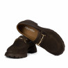 Zapatos casuales mujer 6099 bufo café combinado
