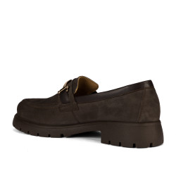 Zapatos casuales mujer 6099 bufo café combinado