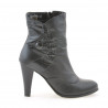 Botas de mujer 1112 negro combinado